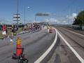 På väg nerför Götaälvbron