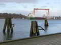 Fartyg utanför bockkranen i Eriksberg